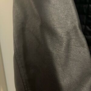 Urban Black Quilted Bomber Jacket